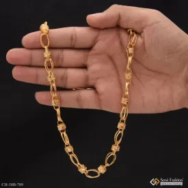1 Gram Gold Forming Fashion-Forward Design High-Quality Chain for Men - Style B789