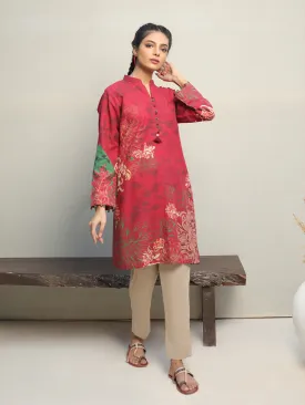 1pc Stitched Basic Printed Khaddar Shirt