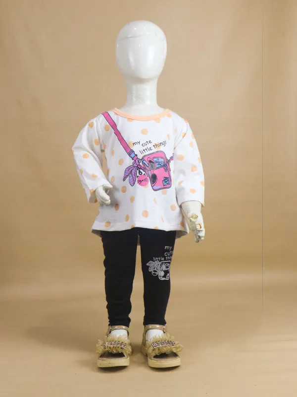 1Yr - 4Yrs Cute Light Yellow Suit For Girls RG GS44