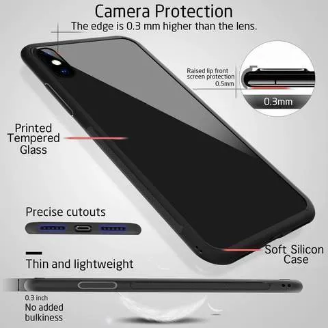 Abstract Arrow Pattern Glass Case For Oppo Reno 3 Pro