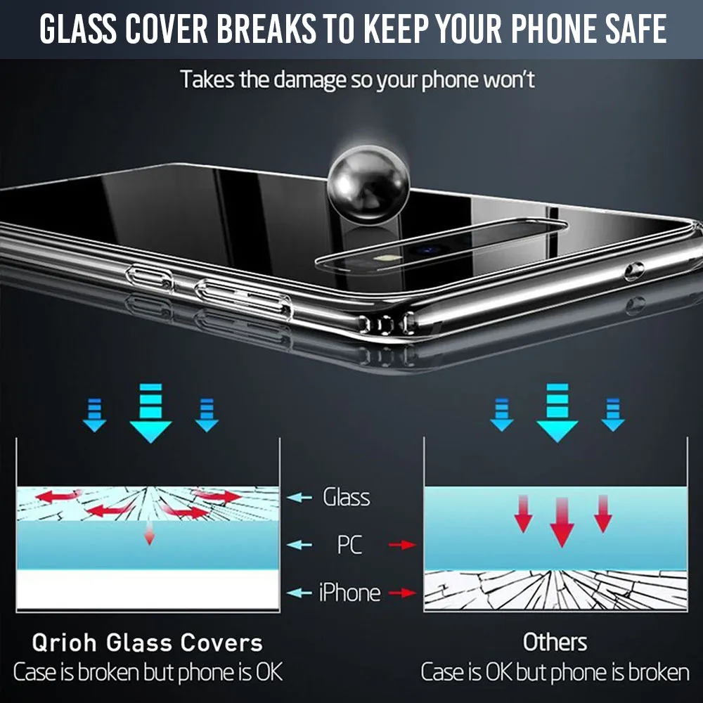 Abstract Arrow Pattern Glass Case For Oppo Reno 3 Pro