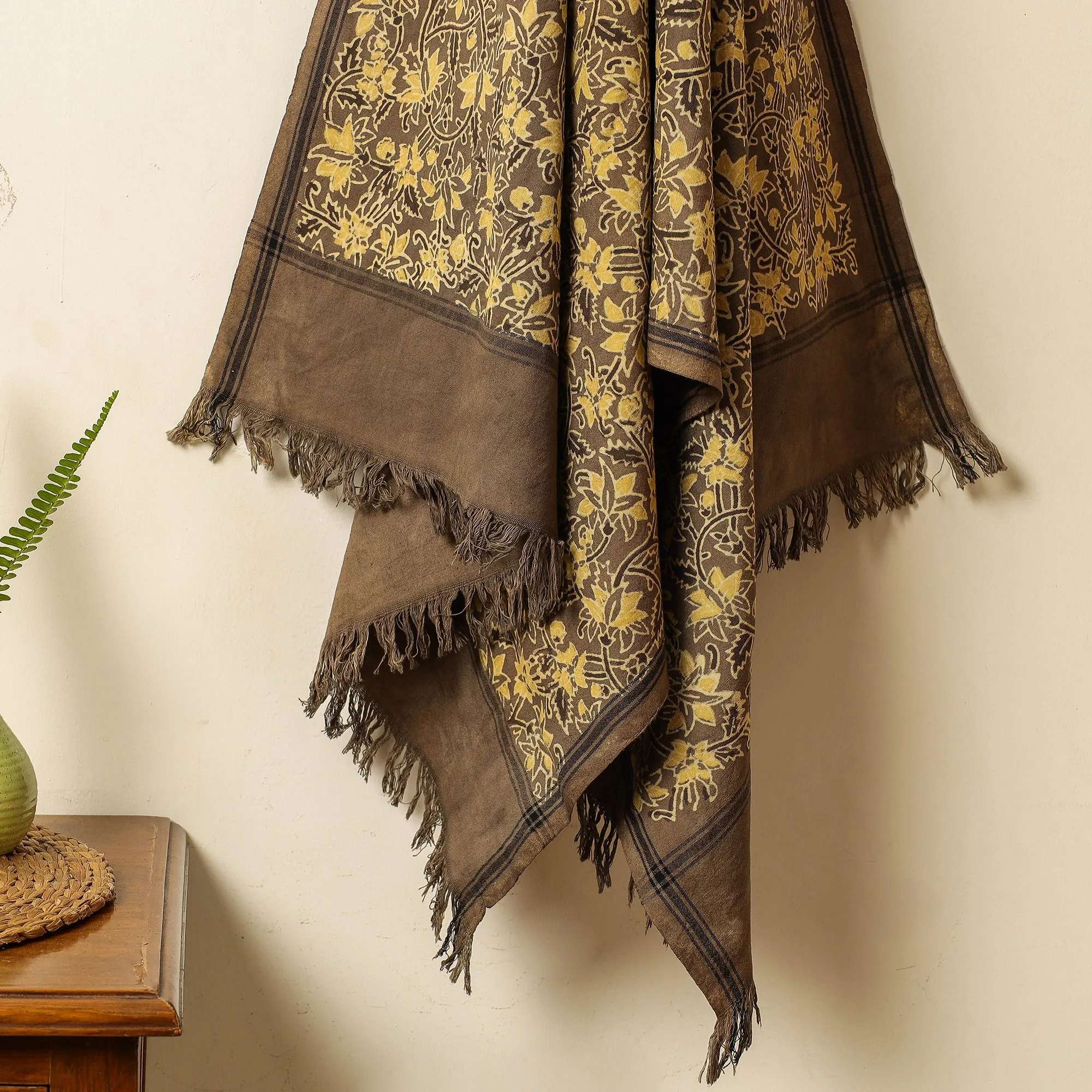 Ajrakh Block Printed Handloom Cotton Towel