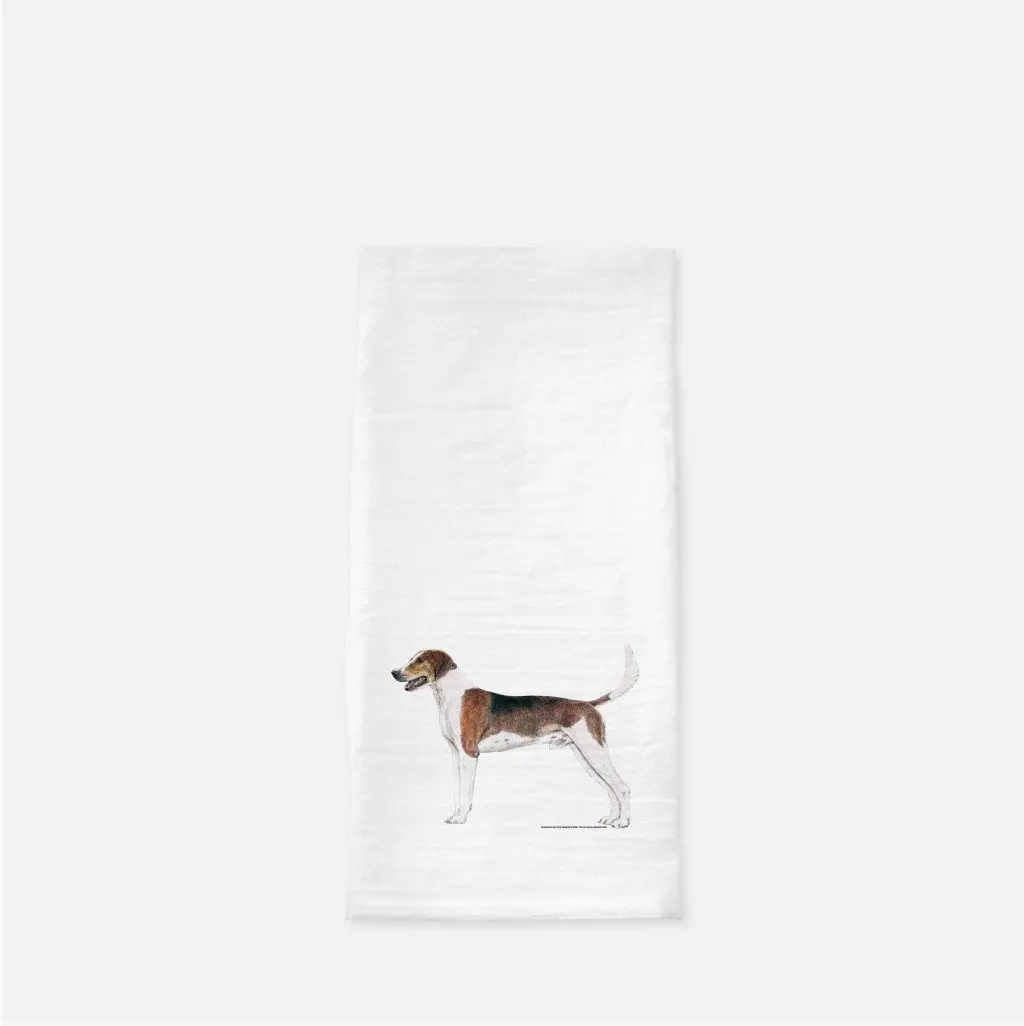 American Foxhound Tea Towel