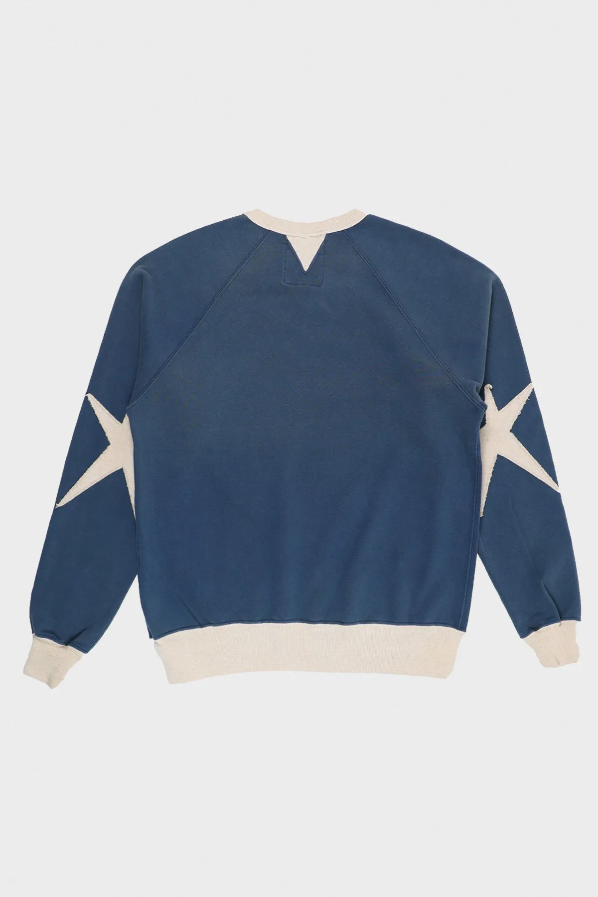 Angel Crewneck - Navy/Oatmeal