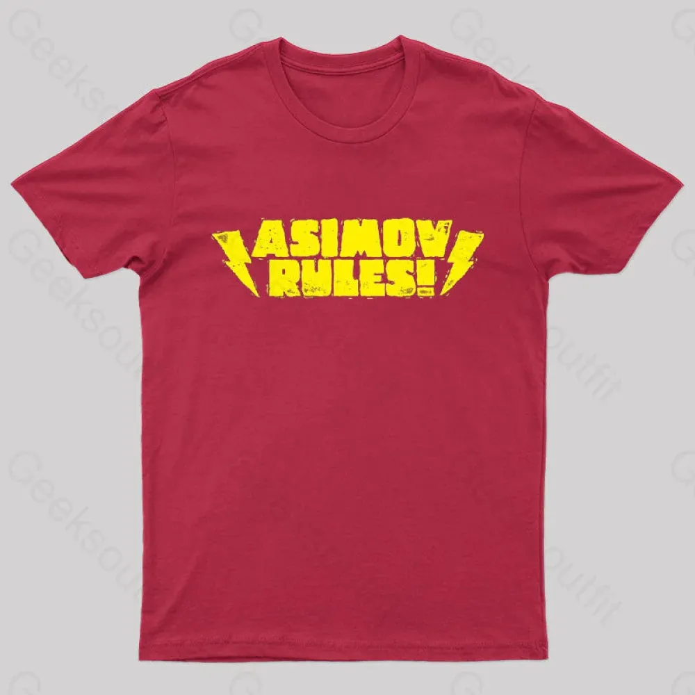ASIMOV RULES! Nerd T-Shirt