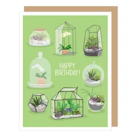 Assorted Terrarium Birthday Card