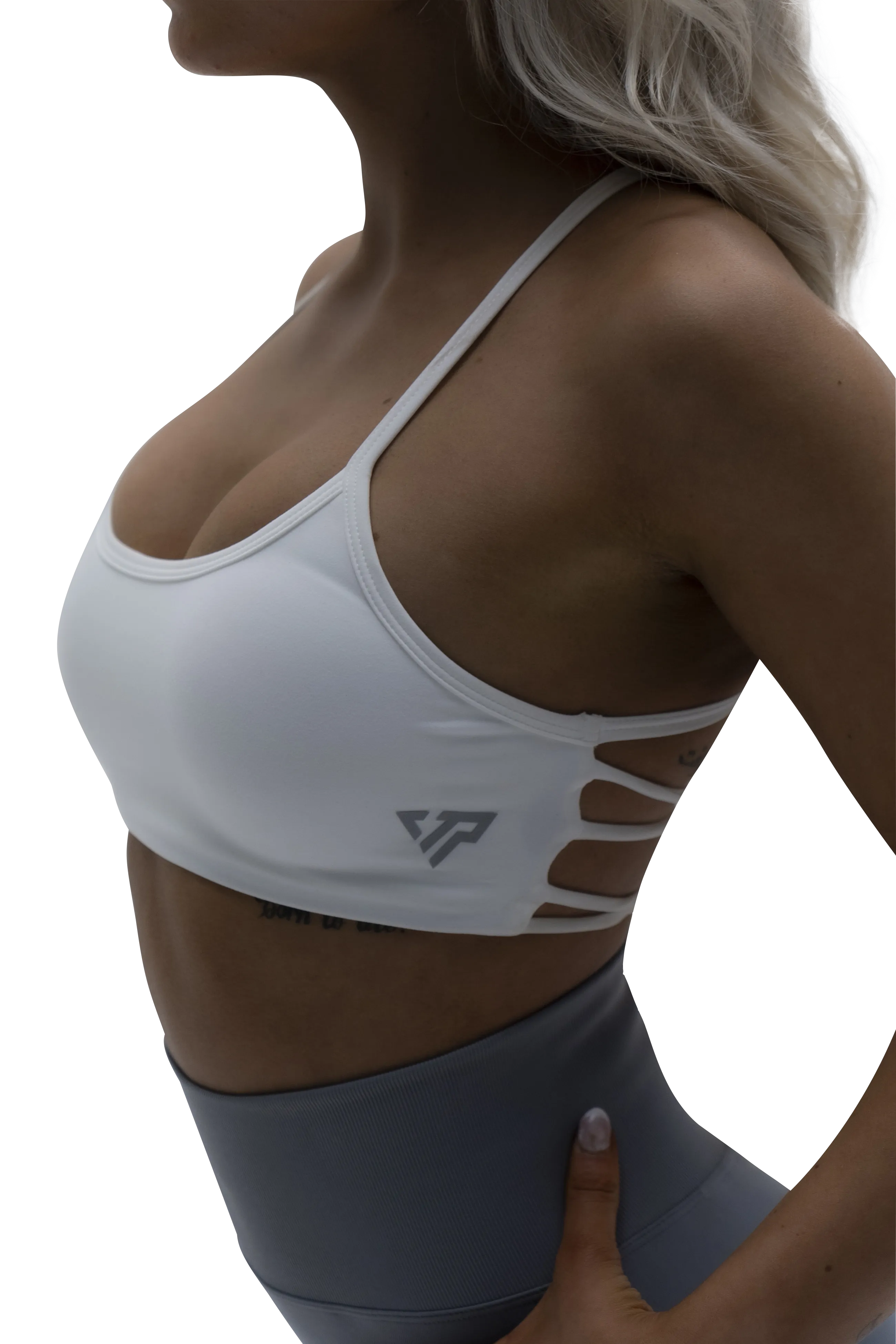AVA CROP - WHITE