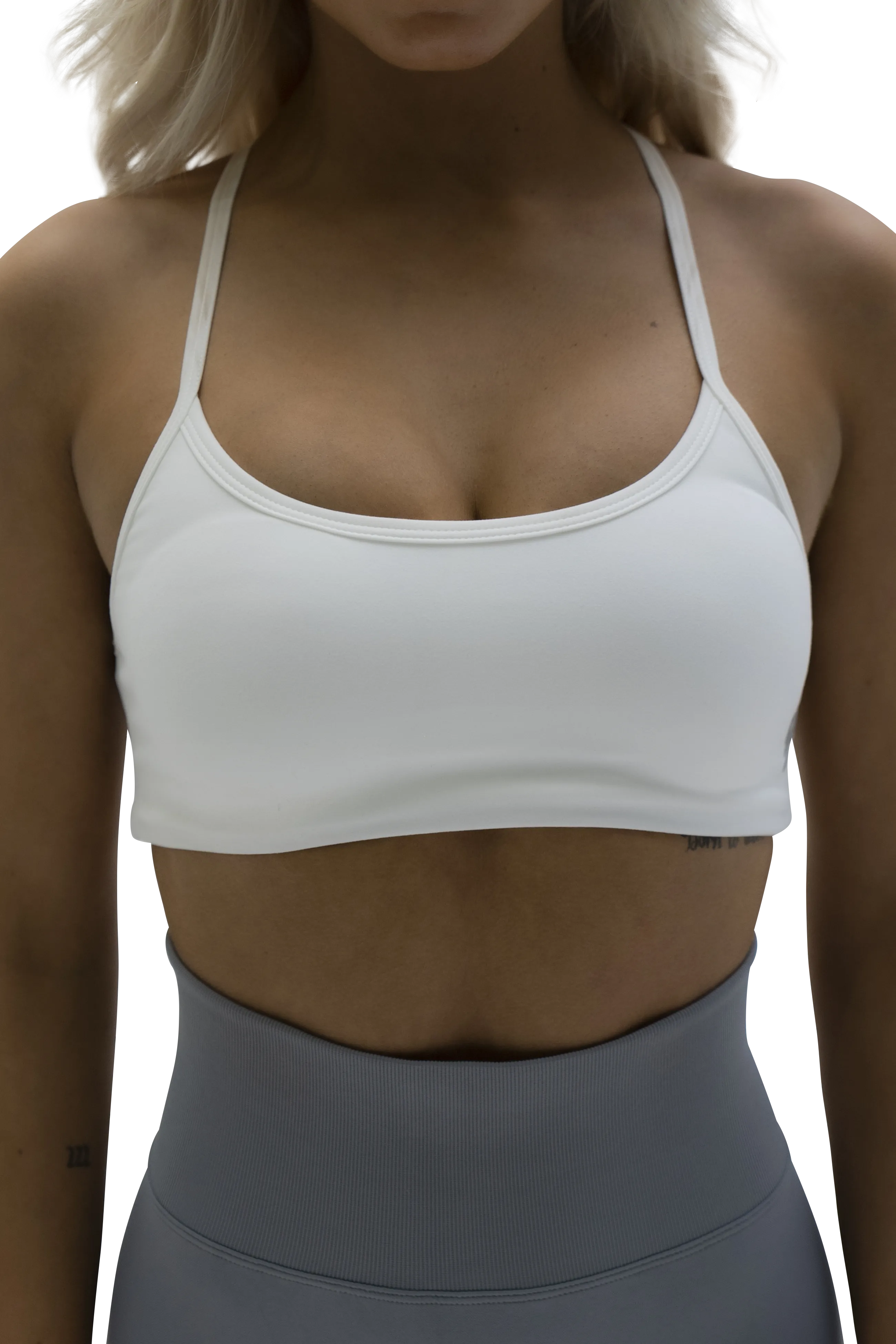 AVA CROP - WHITE