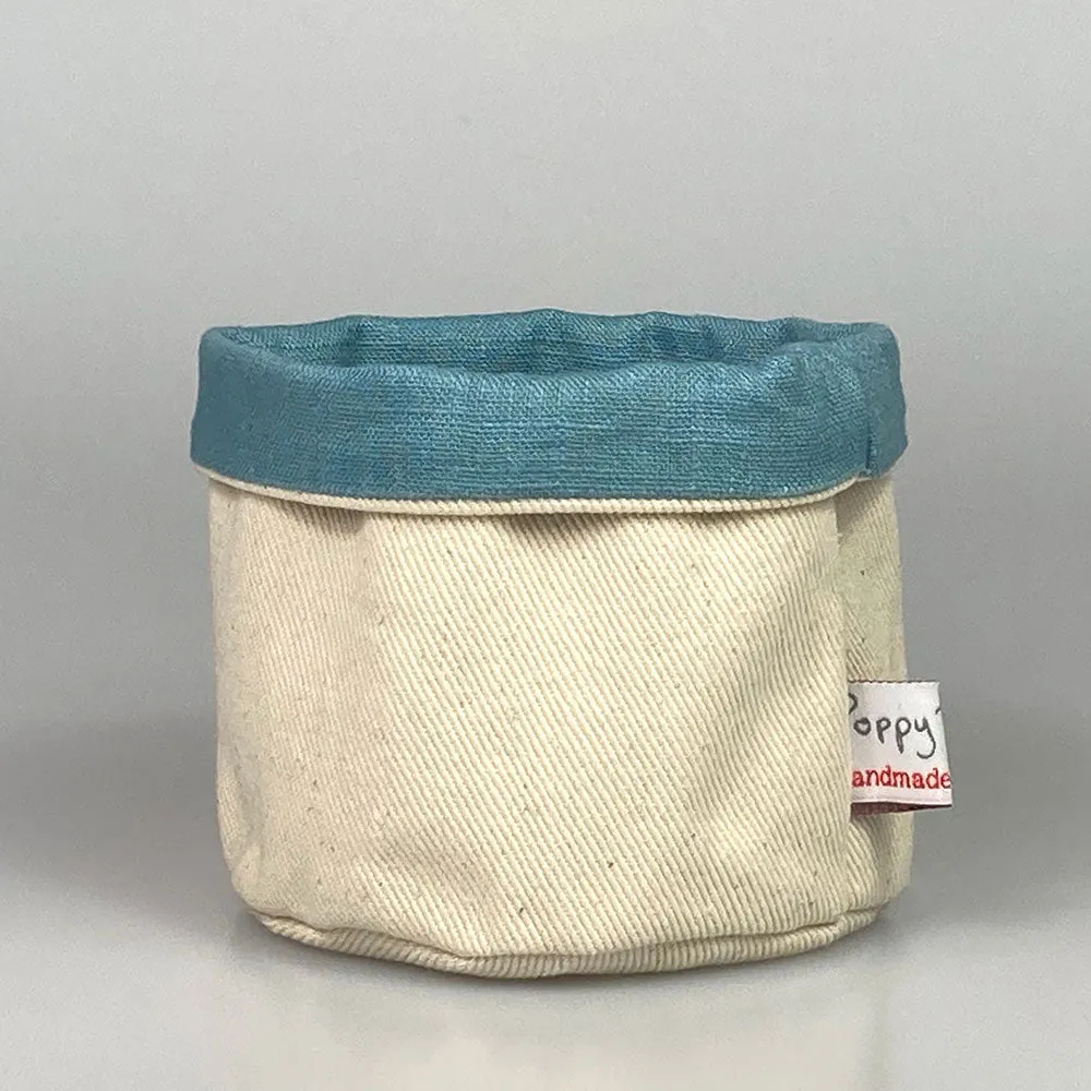 bather embroidered mini art pot