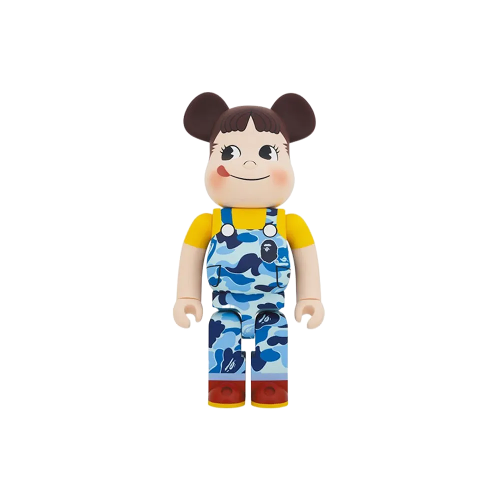 Bearbrick x BAPE Peko-Chan 1000% "Blue Camo"
