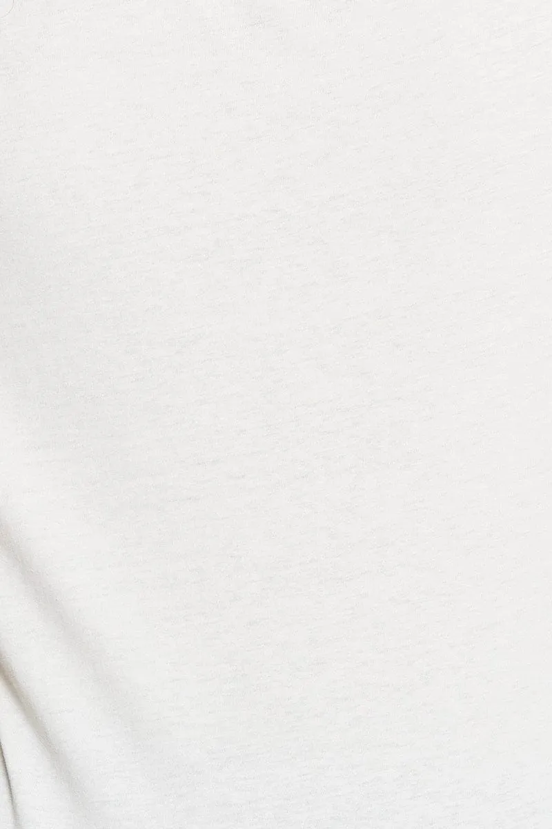 Beige Graphic T-Shirt Short Sleeve