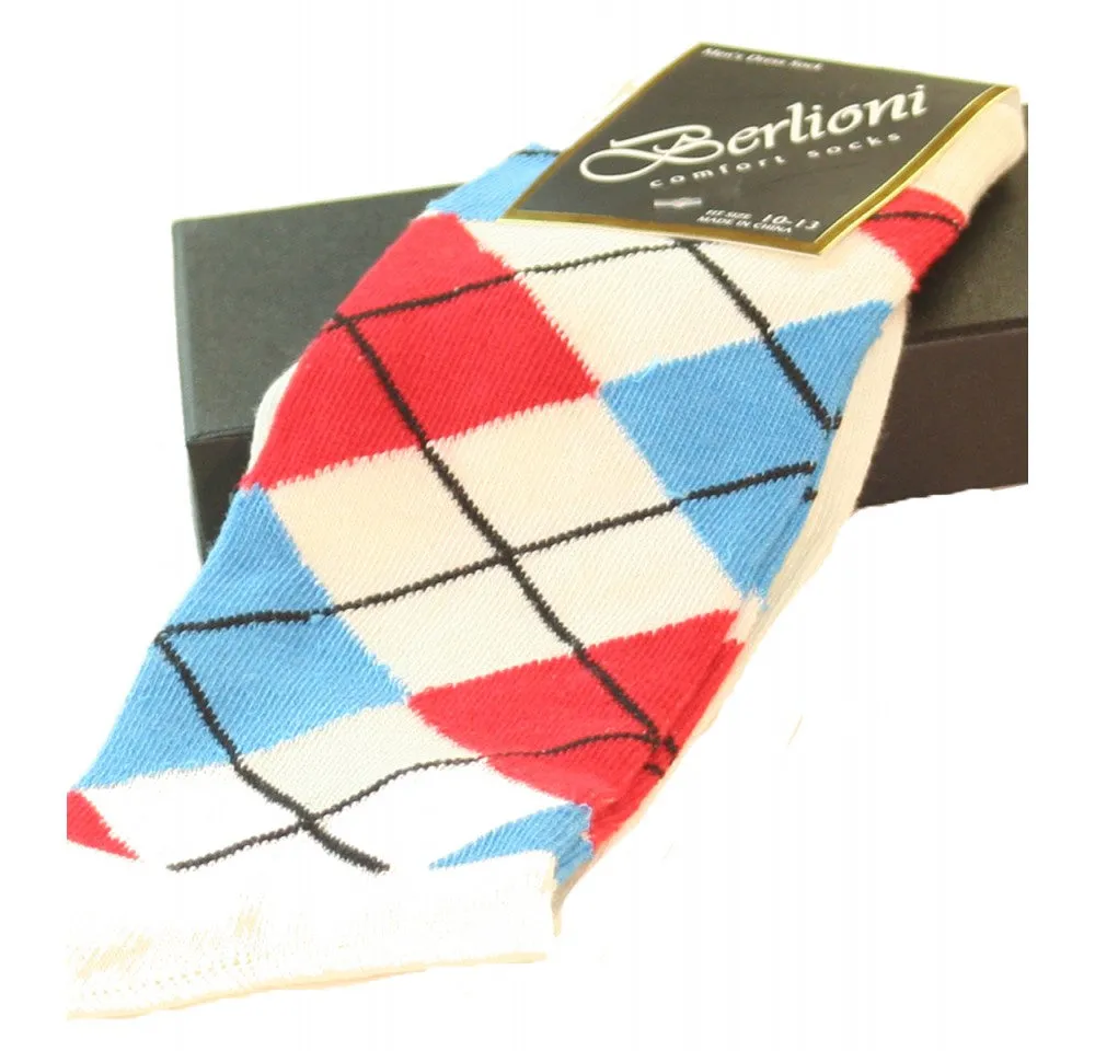 Berlioni Argyle Dress Socks 155301