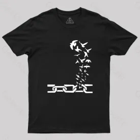 Birds Fly Out of The  Shackles T-Shirt