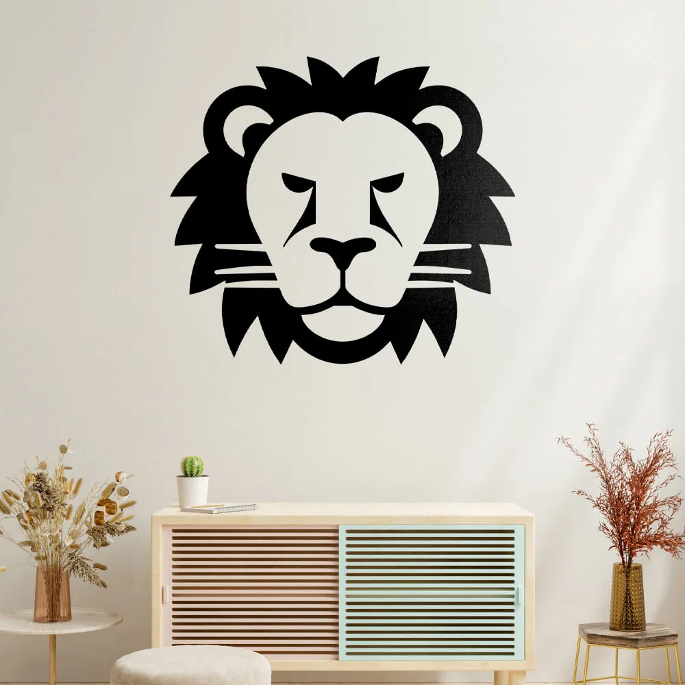 Blocky Lion Vector Design