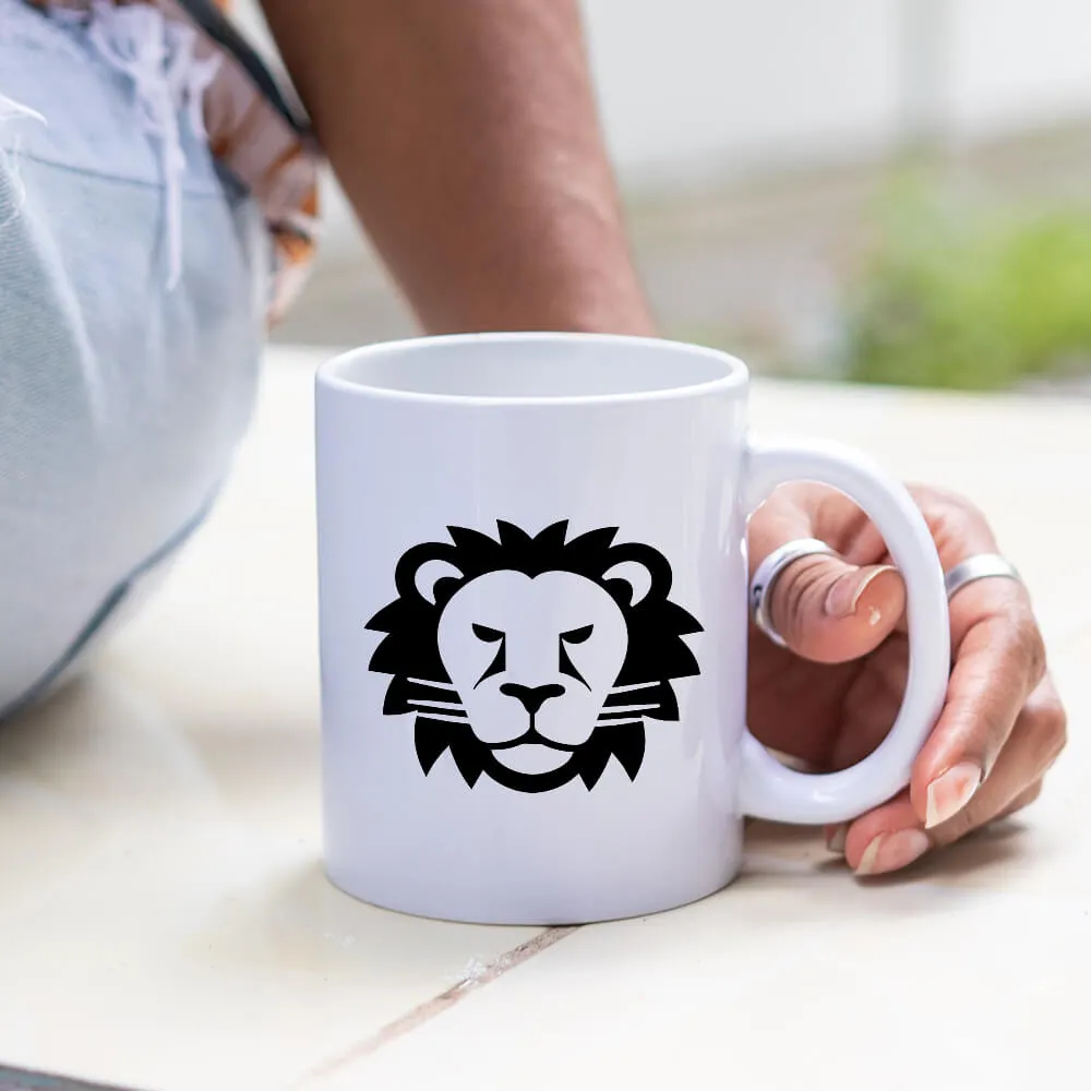 Blocky Lion Vector Design
