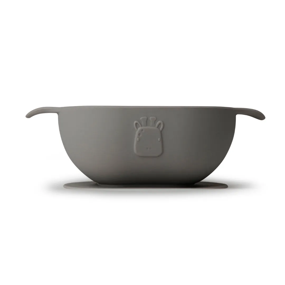 Born to be Wild Silicone Snack Bowl - Silver Grey