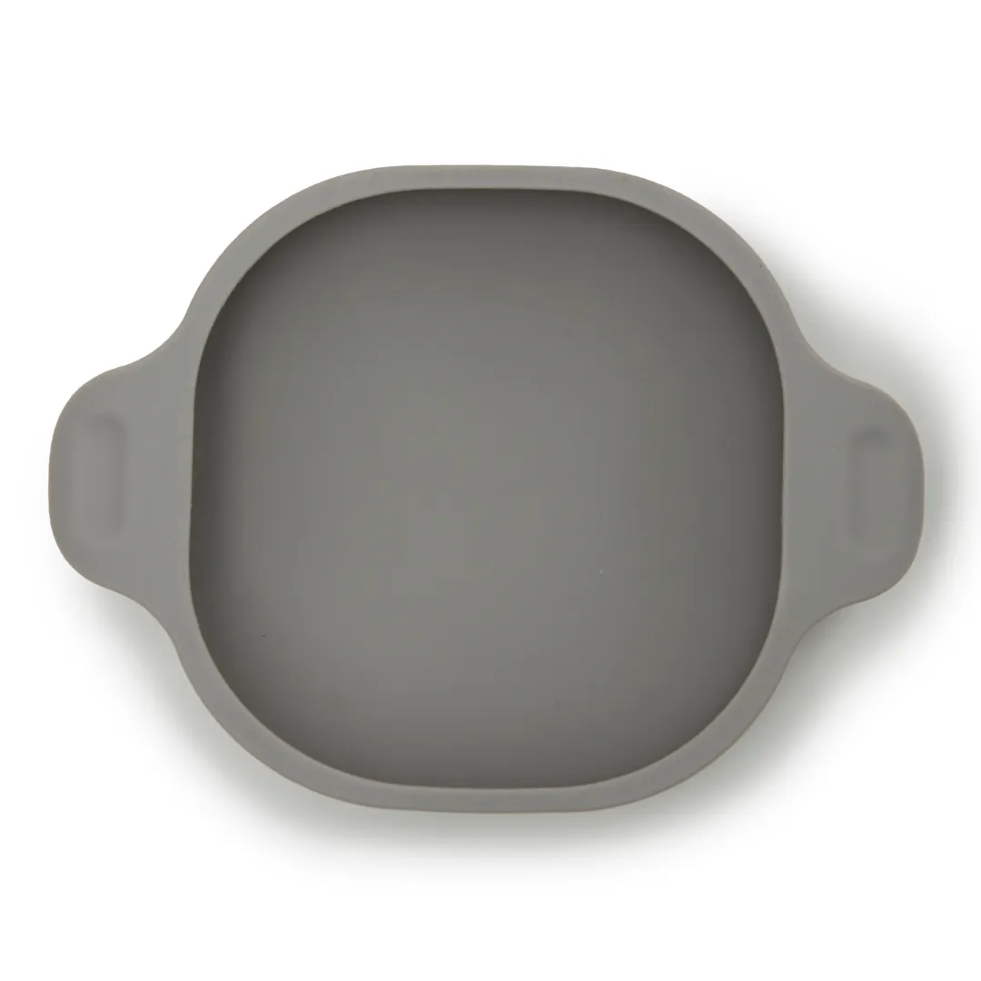 Born to be Wild Silicone Snack Bowl - Silver Grey