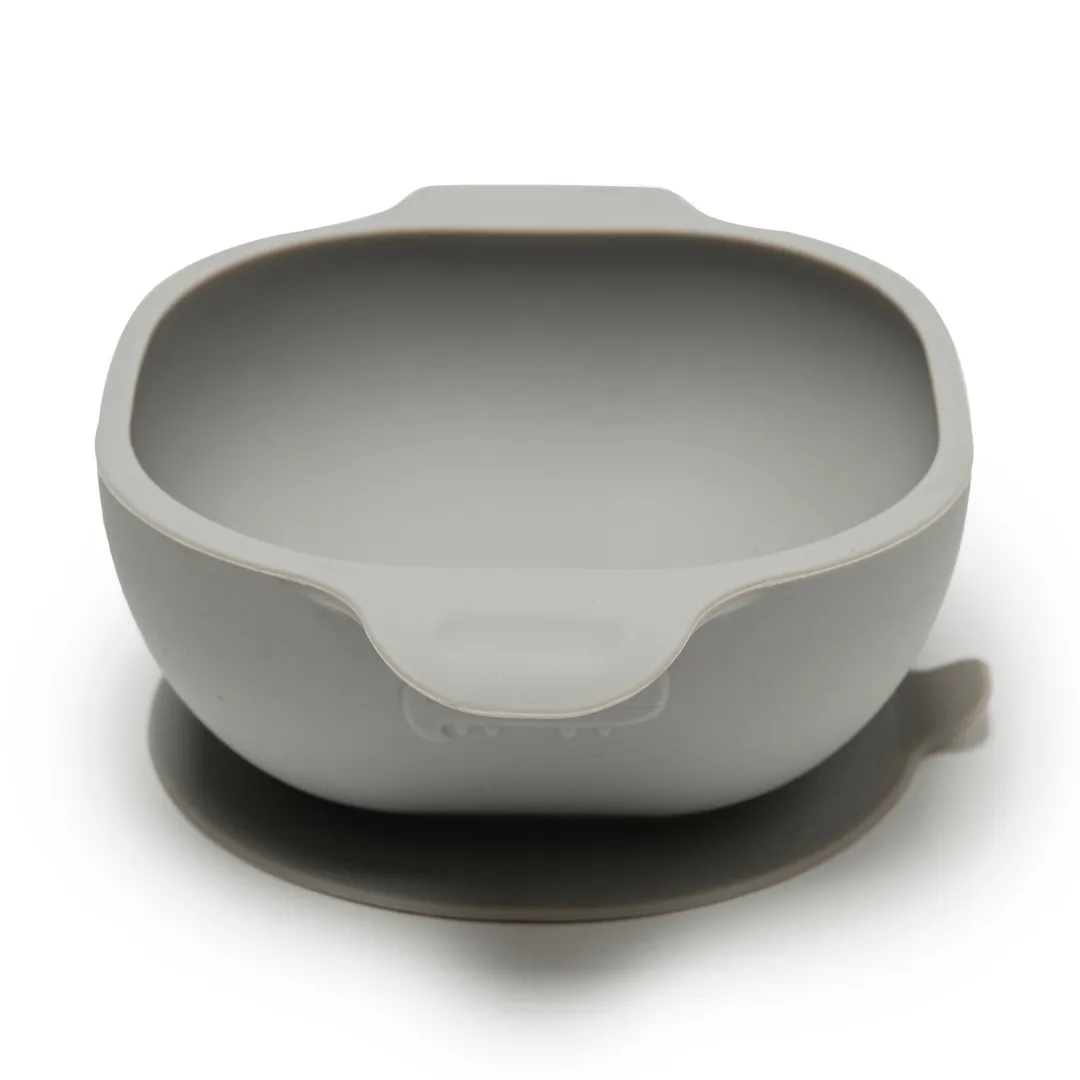 Born to be Wild Silicone Snack Bowl - Silver Grey