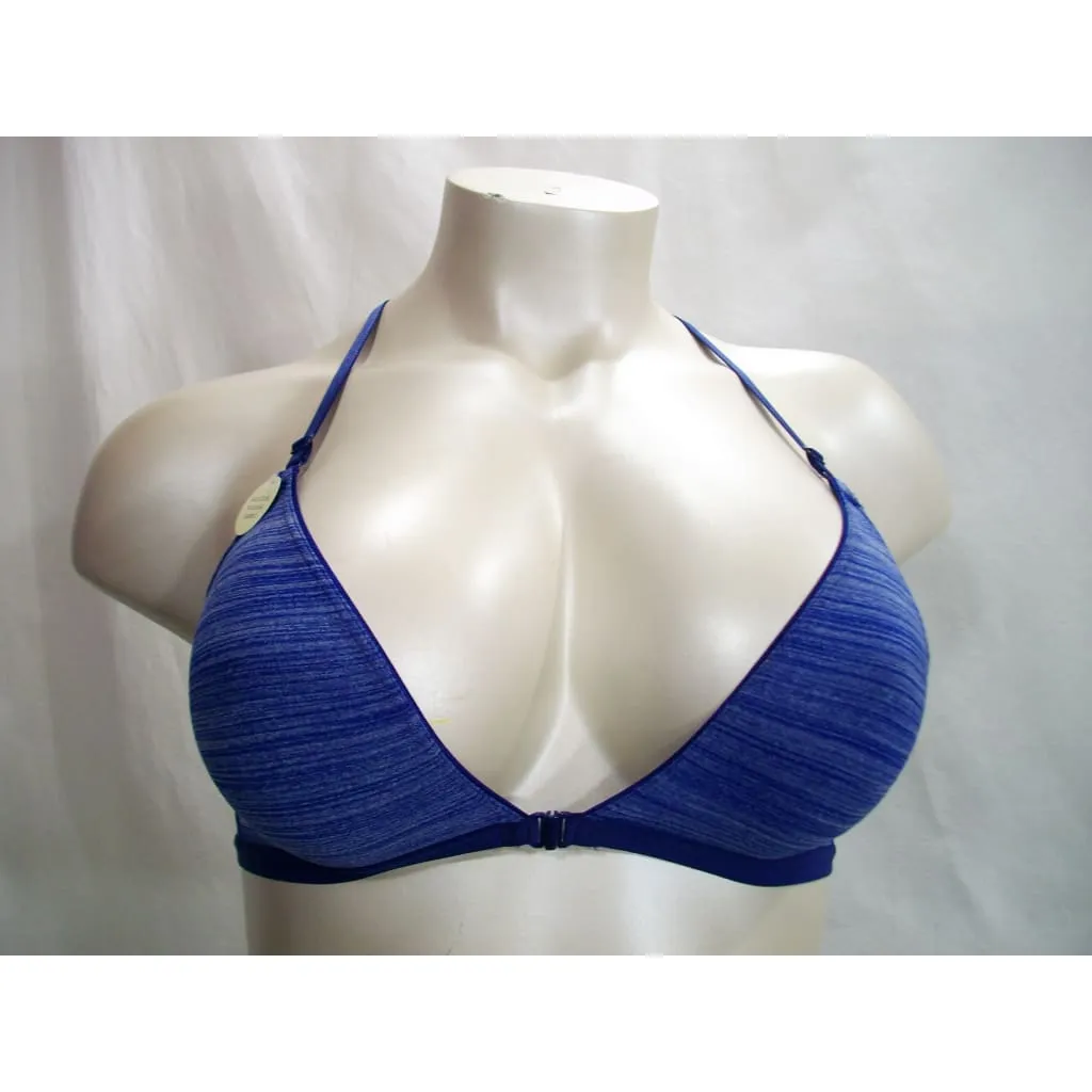b.tempt'd 916258 by Wacoal Spectator Front Close Bralette MEDIUM Blue NWT