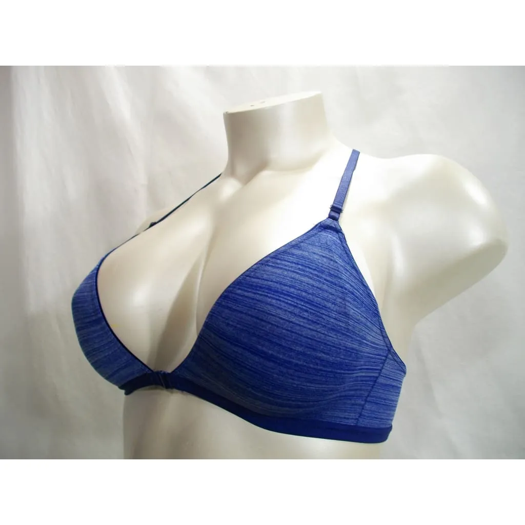 b.tempt'd 916258 by Wacoal Spectator Front Close Bralette MEDIUM Blue NWT