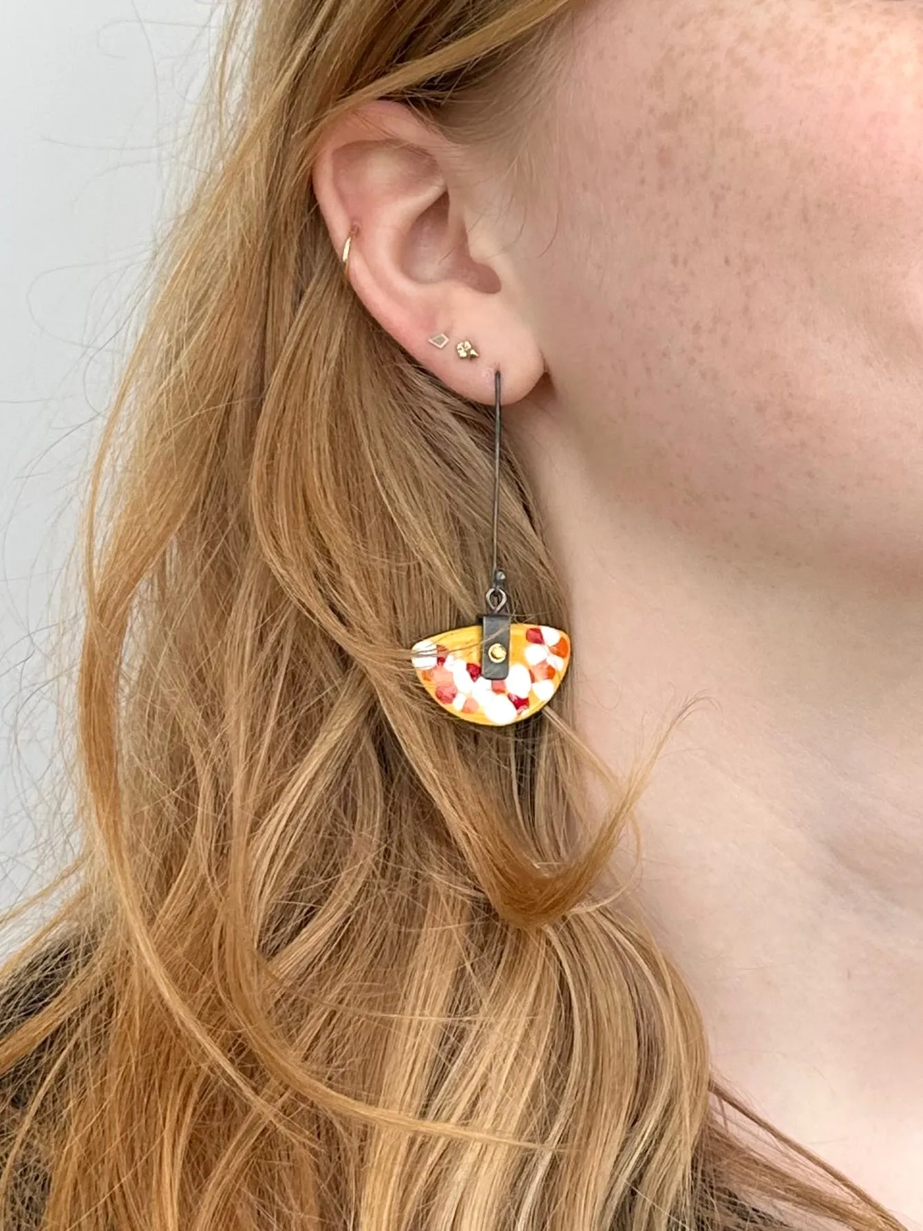 Carnations - 	Earrings II