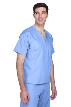Ceil Blue Harriton Adult Restore 4.9 oz. Scrub Top