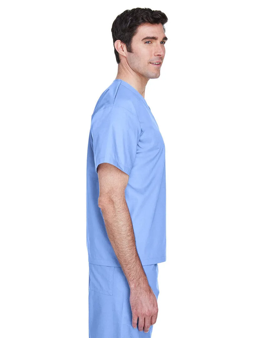 Ceil Blue Harriton Adult Restore 4.9 oz. Scrub Top