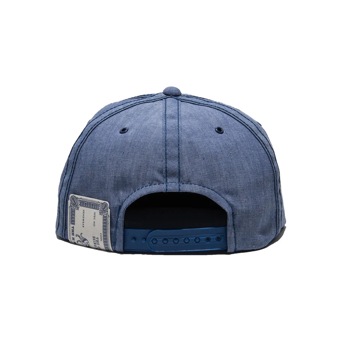 CHAMBRAY INSIDEOUT CAP - Blue