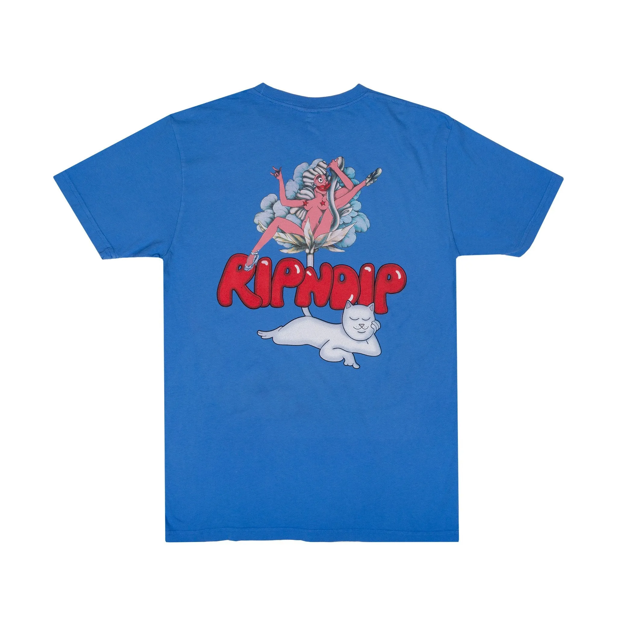 Cherry Blossom Tee (Light Blue)
