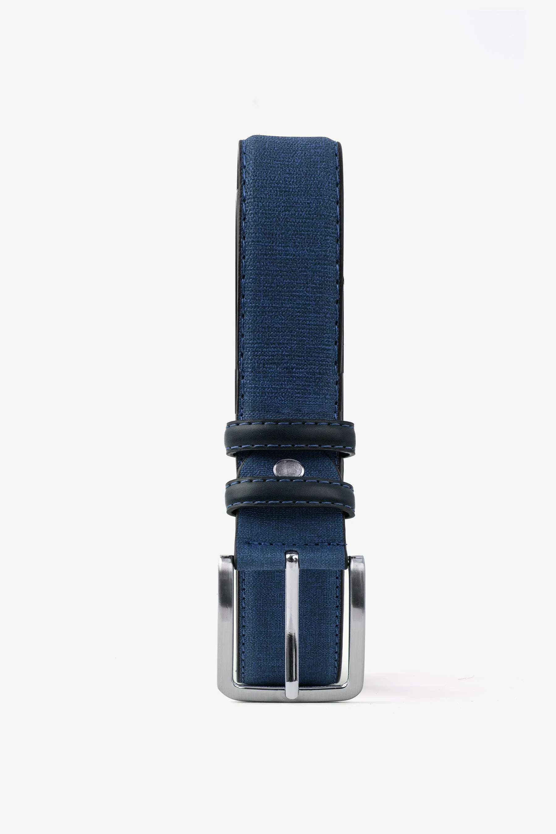 Cintura effetto fiammato denim