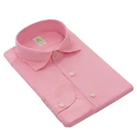 Cotton Shirt in Pinky with Soft Collar