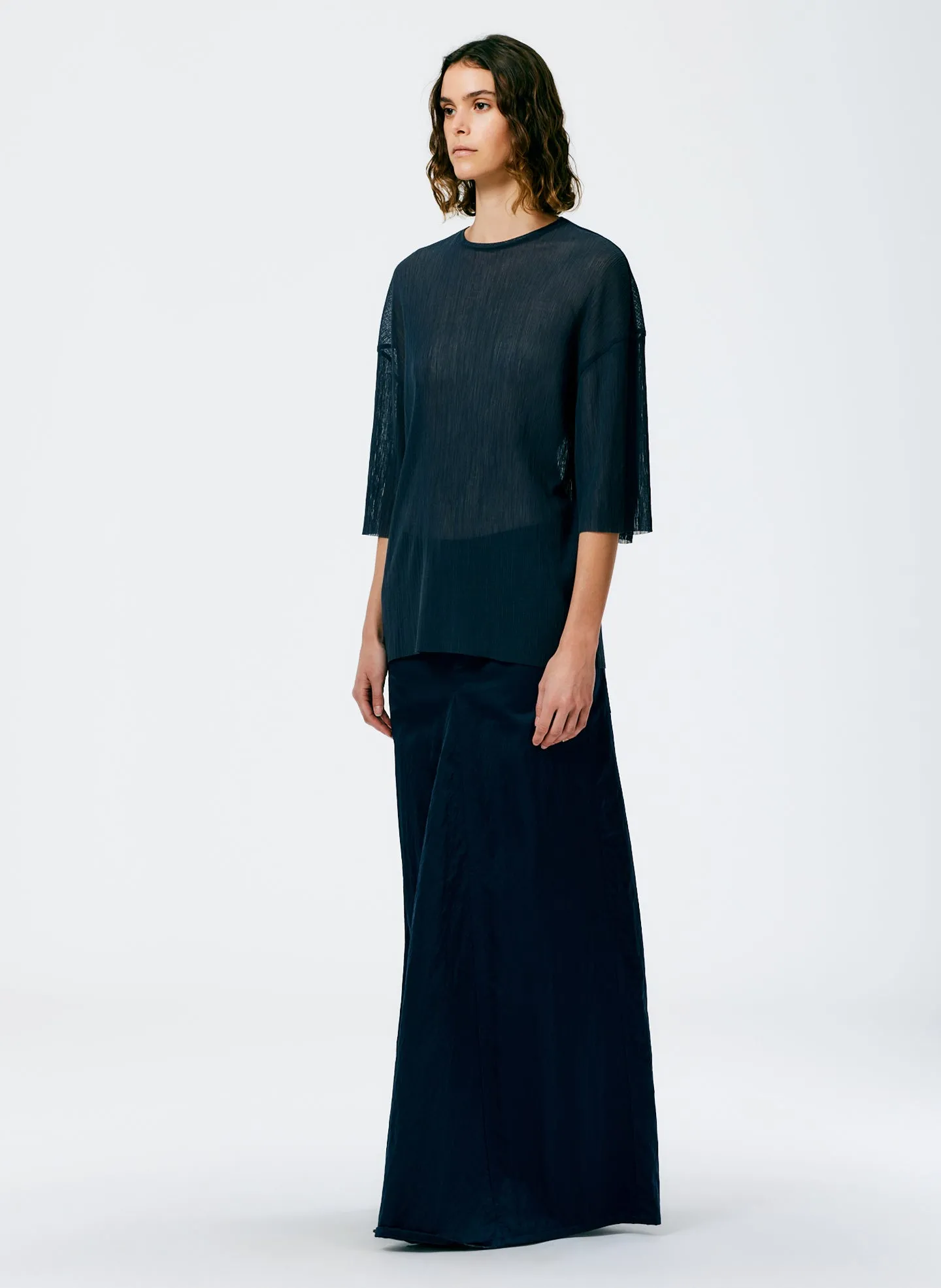 Crepe Gauze Easy T-Shirt