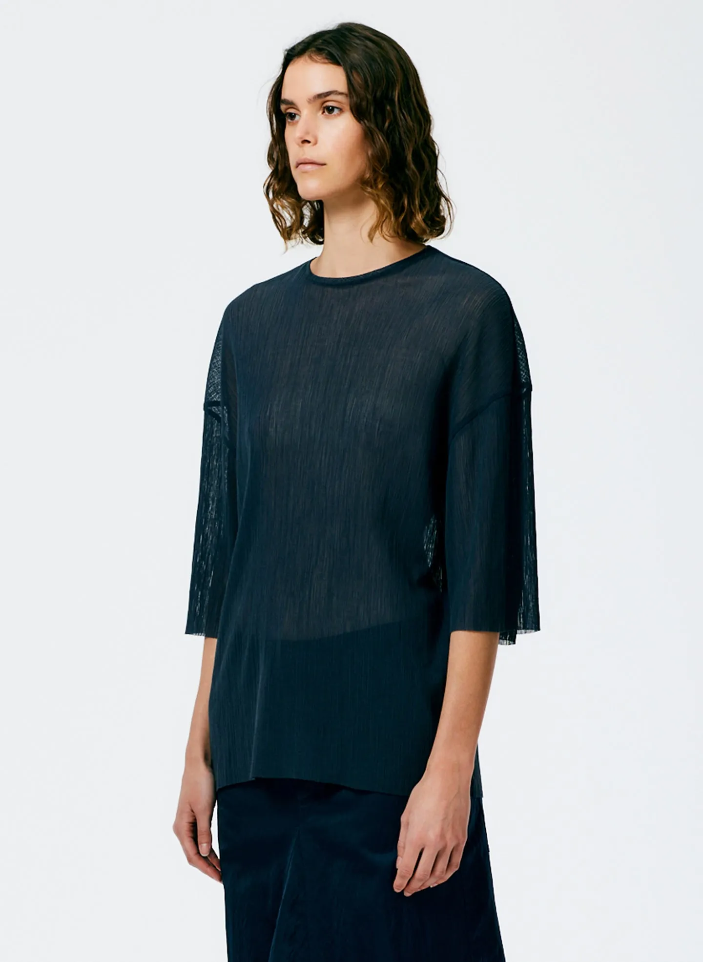 Crepe Gauze Easy T-Shirt