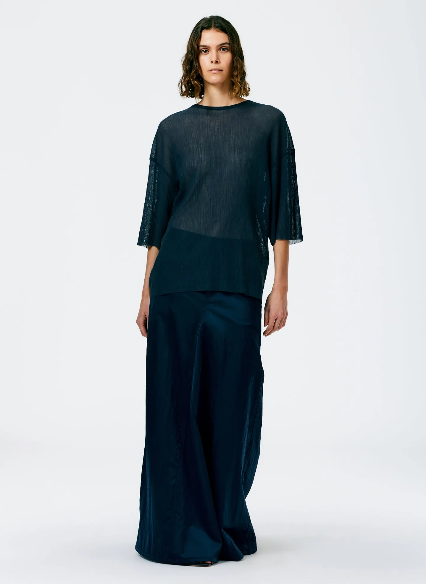 Crepe Gauze Easy T-Shirt