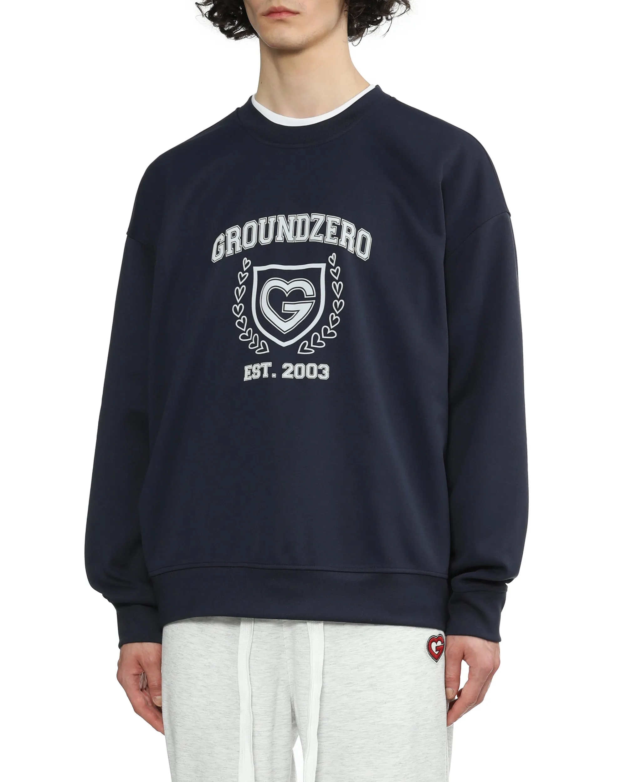 Crew Neck Logo-printed Sweatshirt