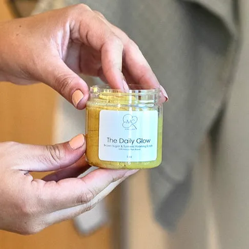 Daily Glow Turmeric   Brown Sugar Face & Body Scrub