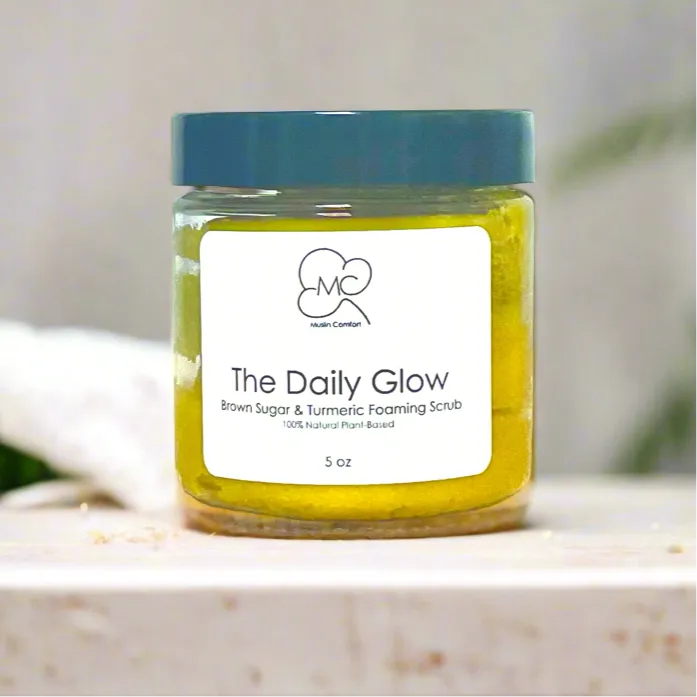 Daily Glow Turmeric   Brown Sugar Face & Body Scrub