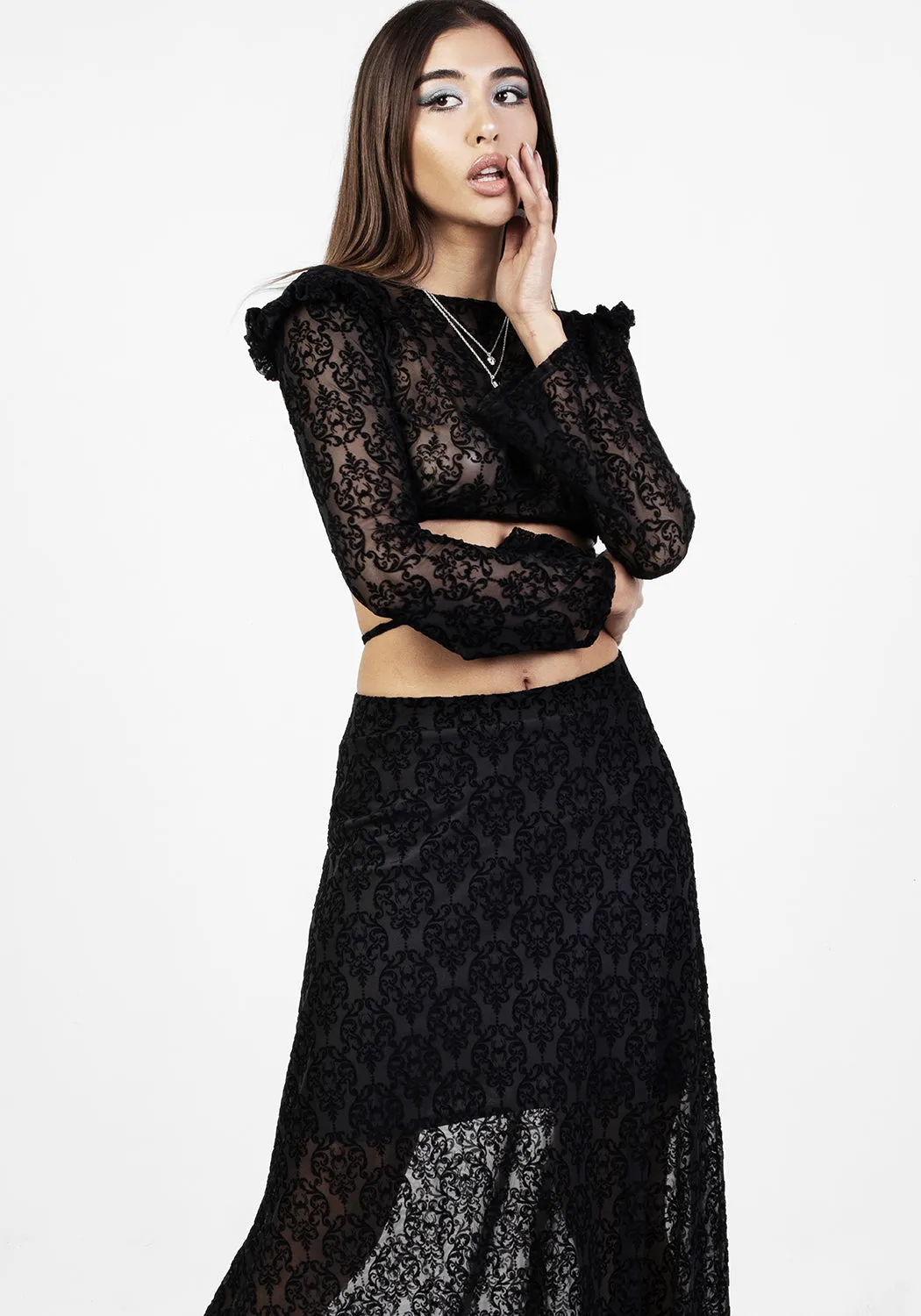 Delena Strappy Crop Top