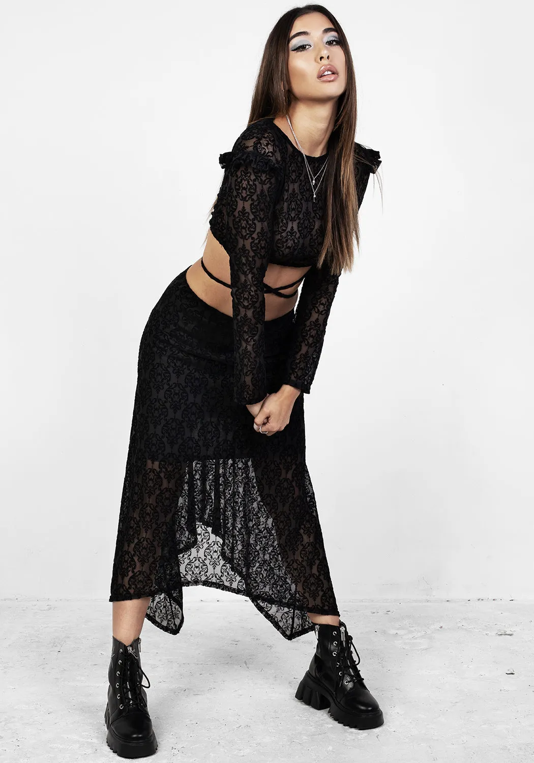 Delena Strappy Crop Top