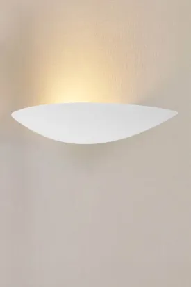 Dish Plaster Wall Light