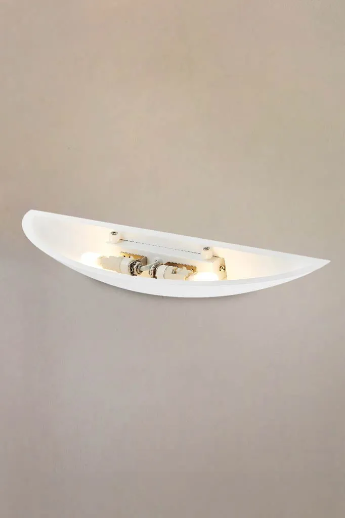 Dish Plaster Wall Light
