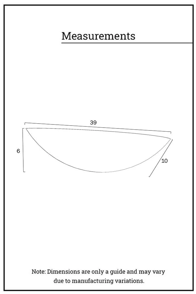 Dish Plaster Wall Light