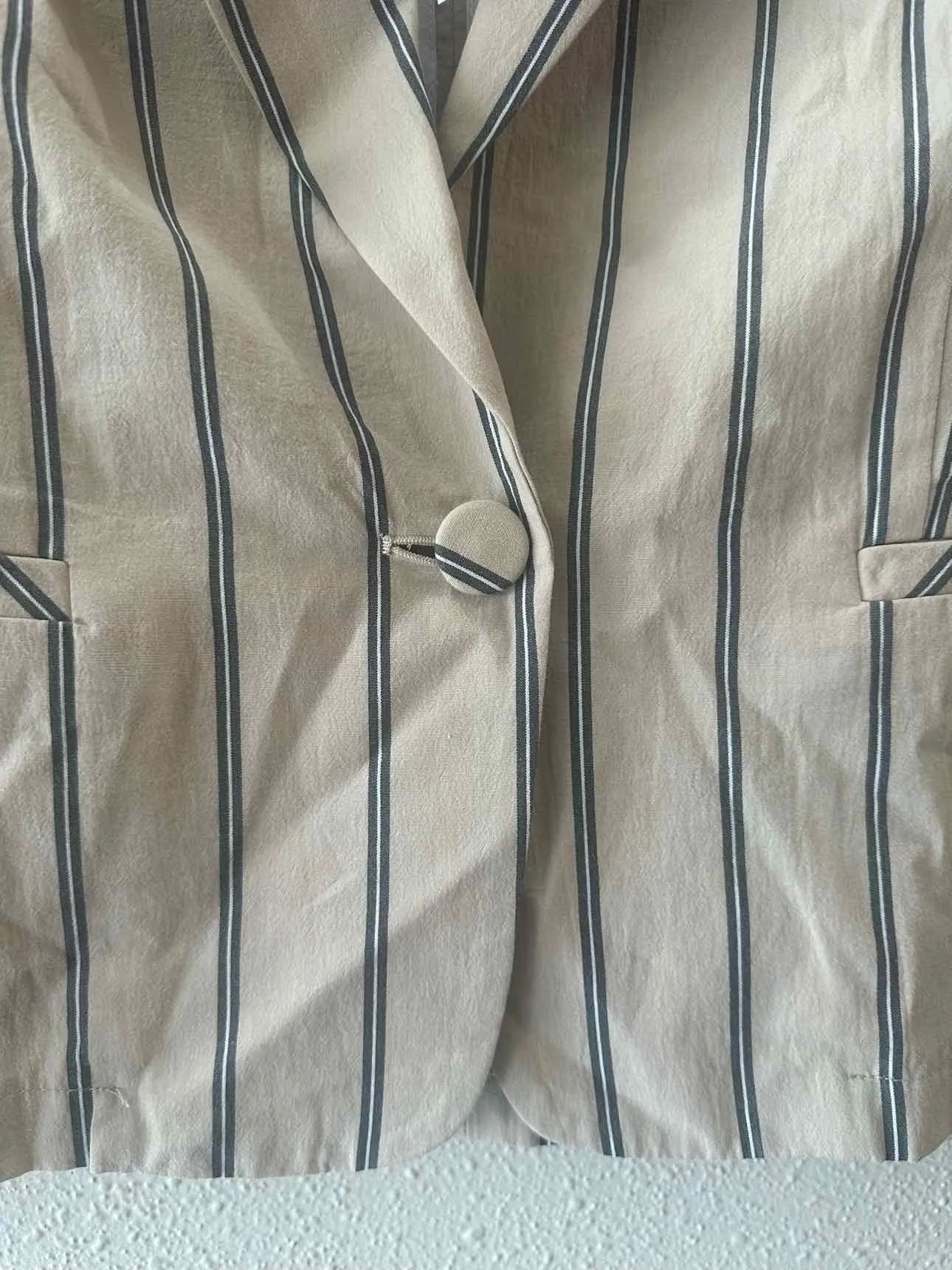Drew Beige Size M Blazer