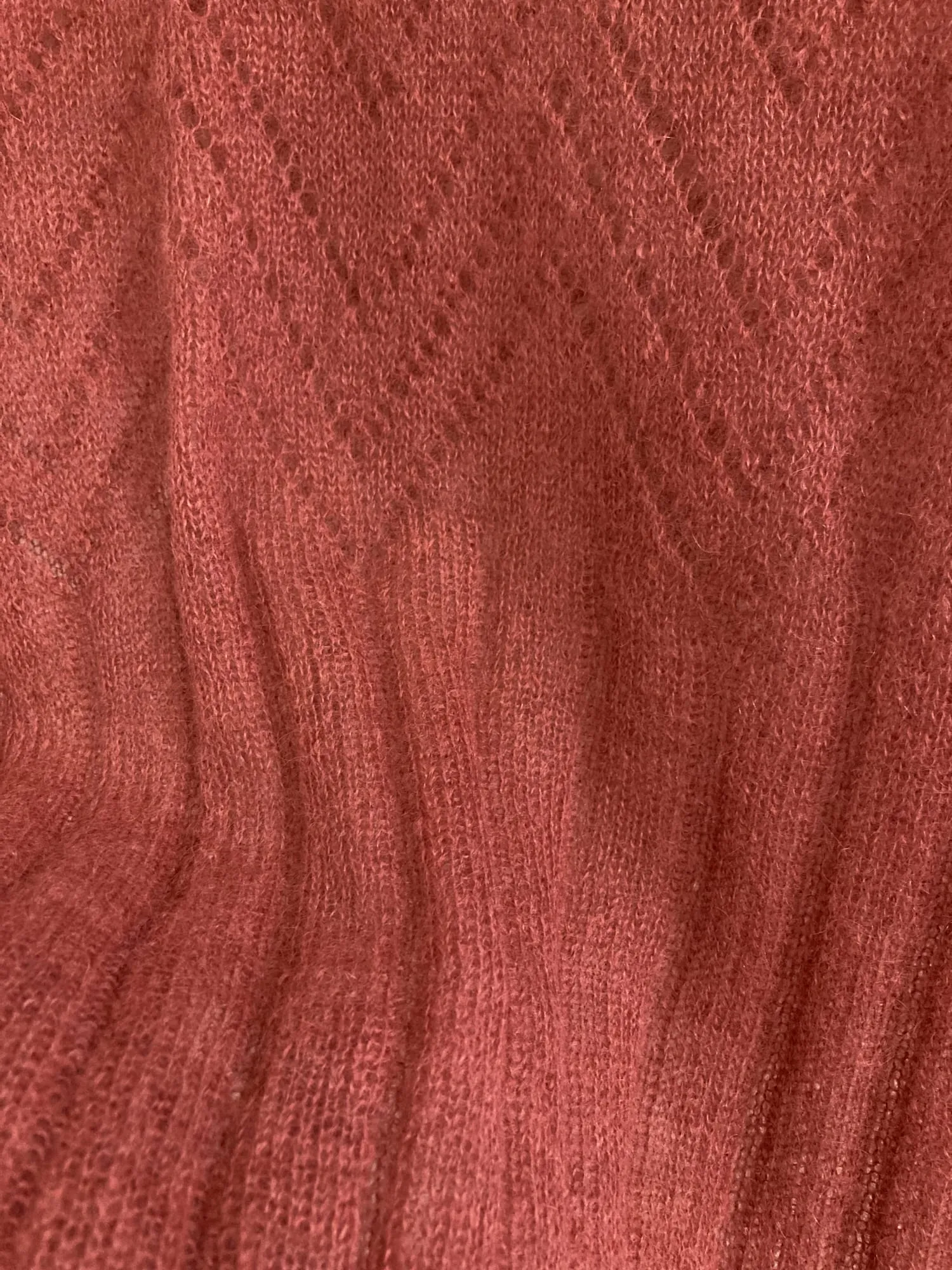 Dries van Noten 1980s - 1990s mohair blend short sleeve knit