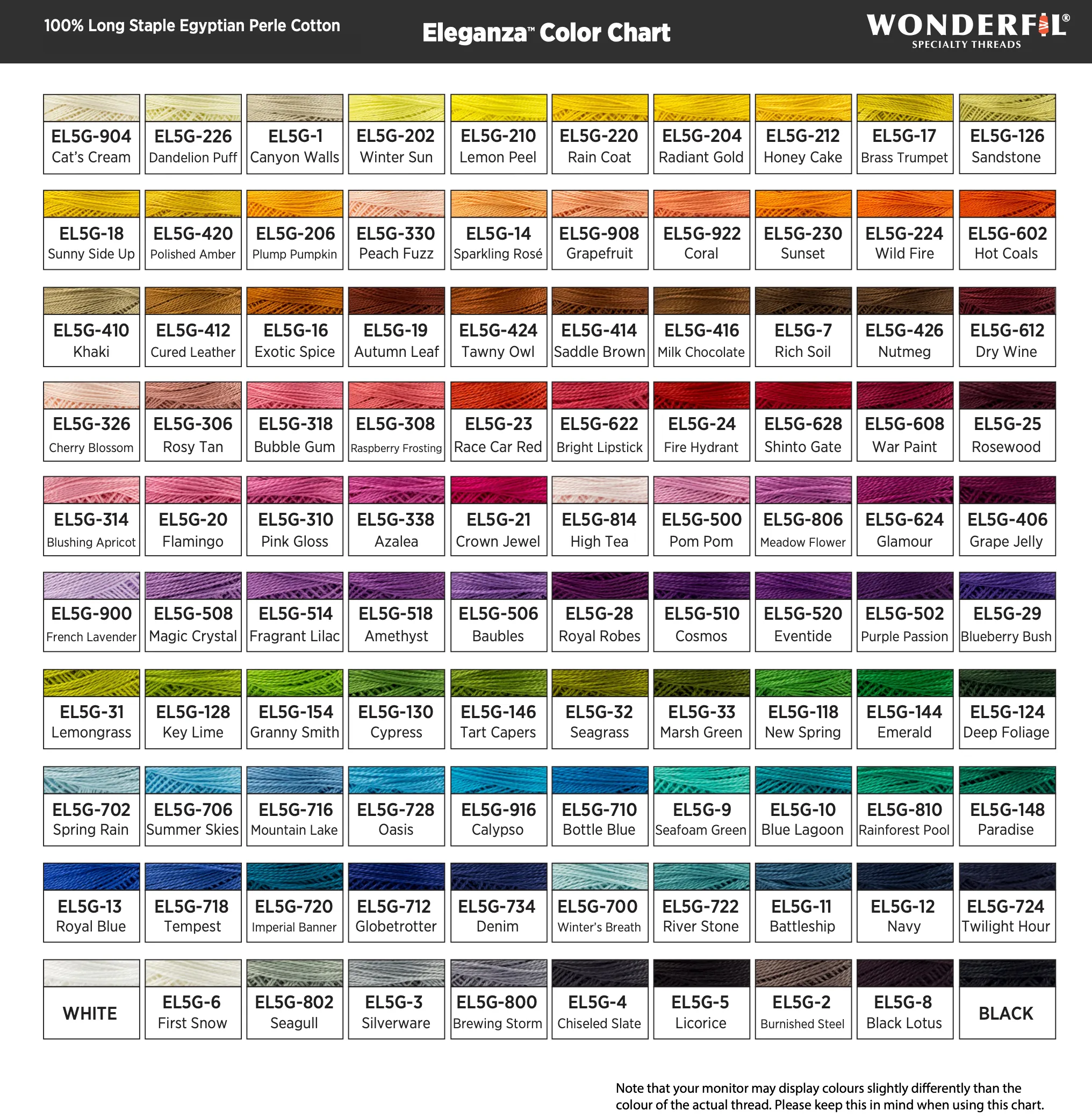 Eleganza #8 Perle Cotton by WonderFil | EL5G-508 Magic Crystal | 5 grams