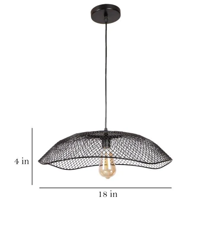 Eliante Bueno Black Iron Hanging Light - E27 holder - without Bulb - JS-4153-1LP