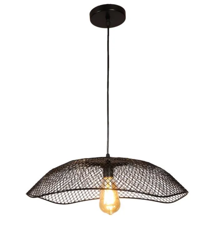 Eliante Bueno Black Iron Hanging Light - E27 holder - without Bulb - JS-4153-1LP