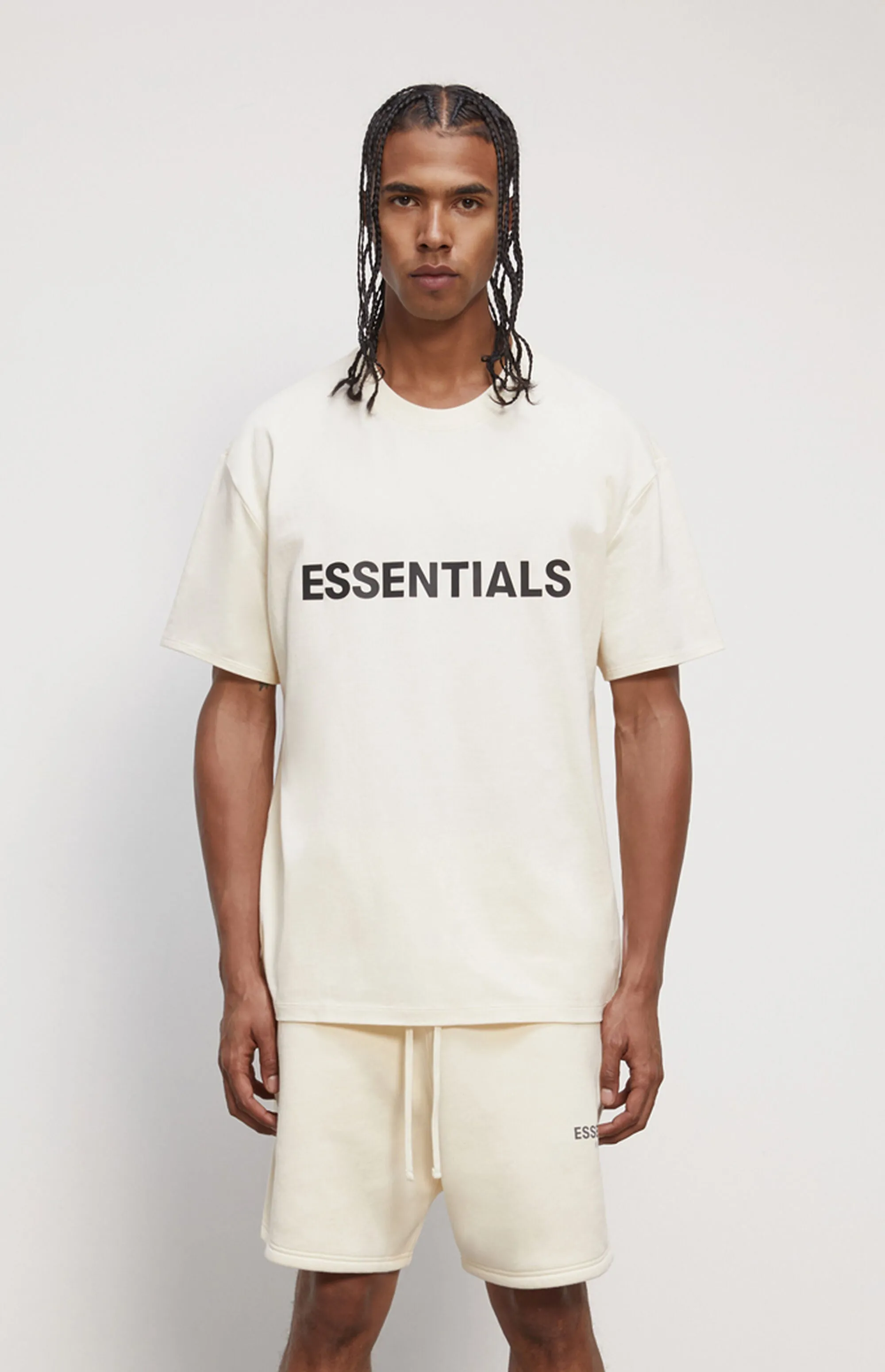 Essentials - Short Sleeve Tee - Cream