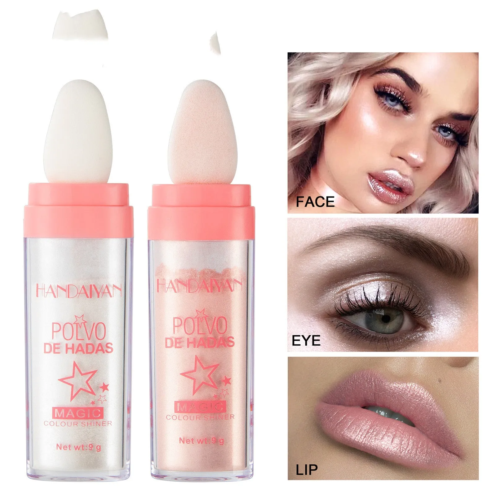 Fairy Highlight Pat Full Body Highlight Brightening Natural Three-dimensional Repair Blush Cross-border Makeup Supply