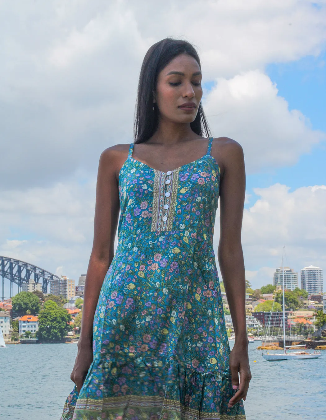 Forest Wild Flower Short Strappy